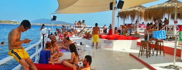Escape Beach Club is one of Beaches in Bodrum.
