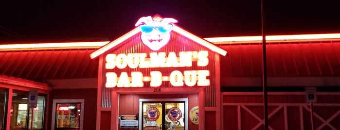 Soulman's Bar-B-Que is one of My TX BBQ Places.