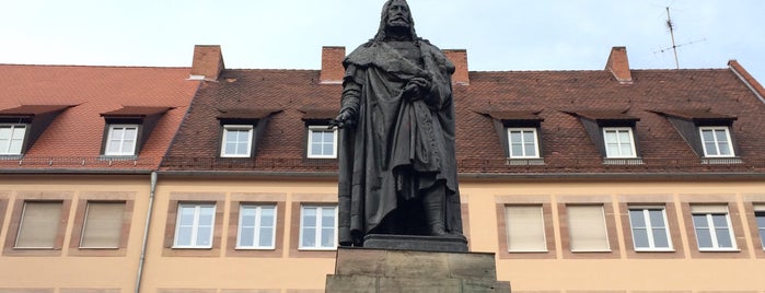 Albrecht-Dürer-Platz is one of Nuernberg ( l. N.Y. ).