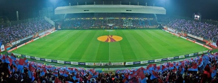 Hüseyin Avni Aker Stadyumu is one of NTV Spor badge.