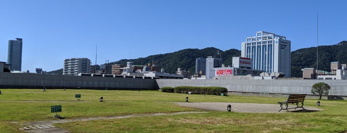 屋上庭園 ブルメールHAT神戸 is one of 近所の公園.