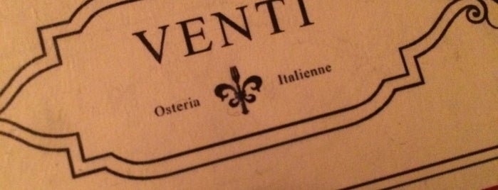 Osteria Venti is one of #Watch&Eat.