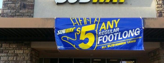 SUBWAY is one of Food and Drink Places.