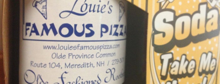 Louie's Famous Pizza is one of With my parents and sisters.