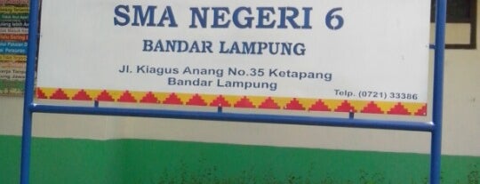 SMA Negeri 6 Bandar Lampung is one of Bandar Lampung High School.