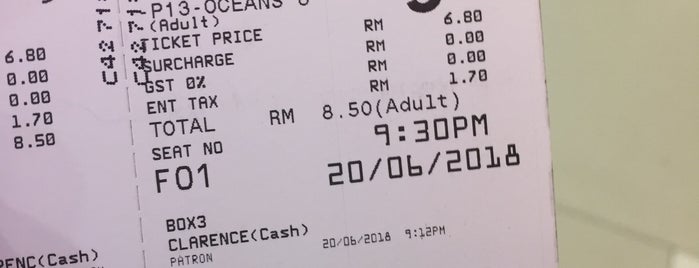 Golden Screen Cinemas (GSC) is one of My favorites for Movie Theaters.