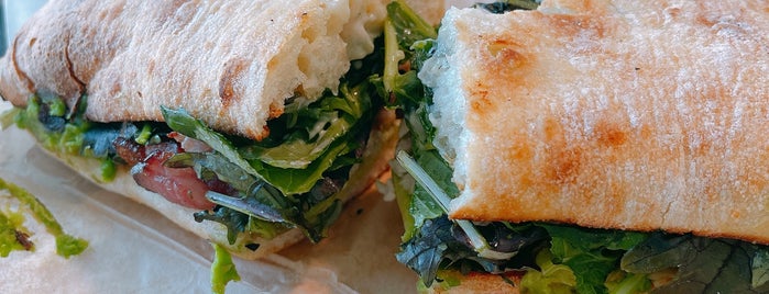 Homegrown Sustainable Sandwich Shop is one of The 15 Best Places for Snap Peas in Seattle.