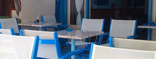 Blue Cafe is one of สถานที่ที่บันทึกไว้ของ Oya.