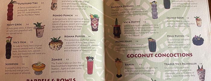 Trader Vic's is one of Tiki.