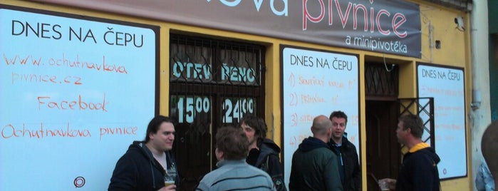 Ochutnávková pivnice is one of Beer in Brno.