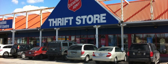 Salvation Army Thrift Store is one of Thrift Score Toronto - GTA.