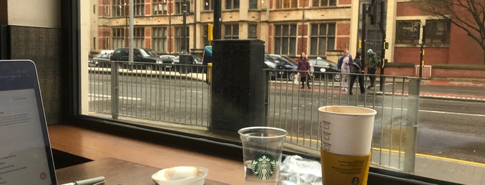 Starbucks is one of Cardiff.