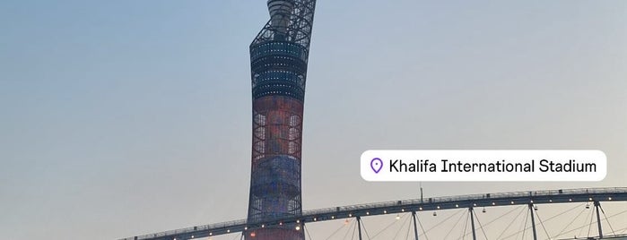Khalifa International Stadium is one of Doha Qatar.