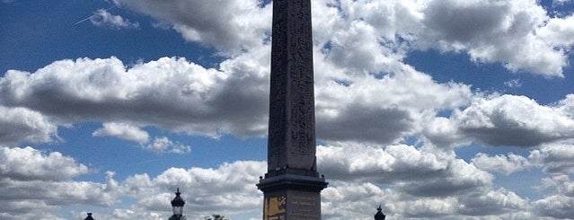 Luxor Obelisk is one of Paris.