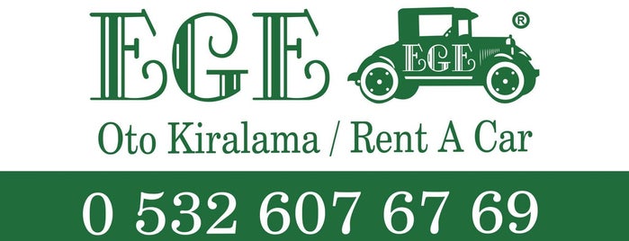 EGE Oto Kiralama/Rent A Car Gaziemir Şube is one of Locais curtidos por EGETOUR Car Hire.