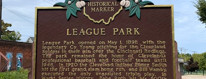 Cleveland's Historic League Park is one of Date Locations.
