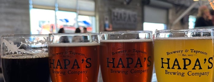 Hapa's Brewing Company is one of Tempat yang Disukai Beau.