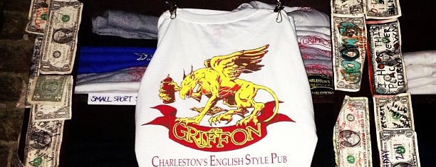 The Griffon Pub is one of Where to Drink in Charleston.