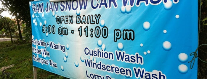 Ram Jan Snow Car Wash is one of Tempat yang Disukai David.