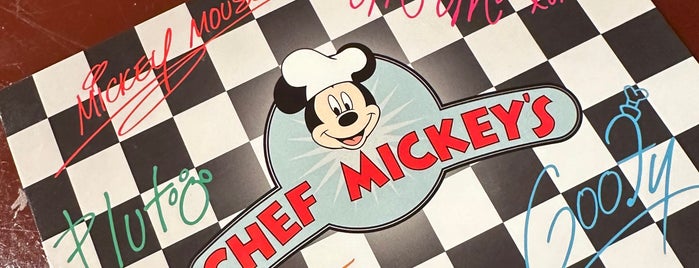 Chef Mickey's is one of Posti salvati di Karina.