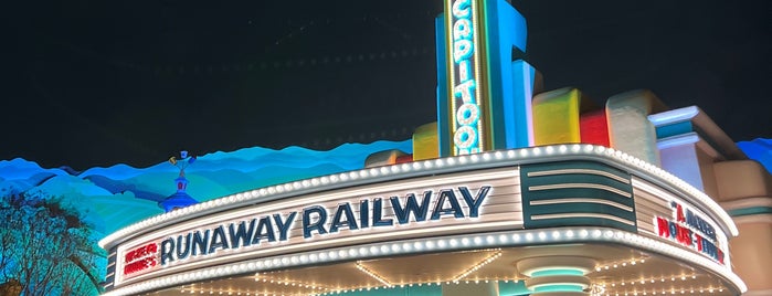 Mickey & Minnie’s Runaway Railway is one of California.