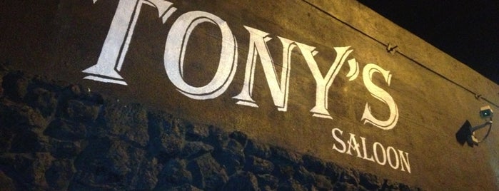 Tony's Saloon is one of Los Angeles, I love you.