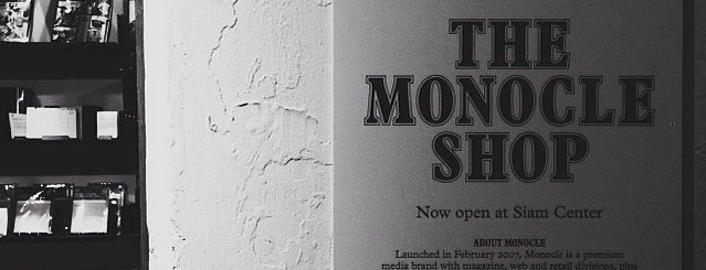 Monocle Pop-Up Store by Sansiri is one of Bangkok.