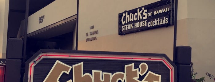 Chuck's Steakhouse Of Hawaii is one of Locais salvos de Brad.