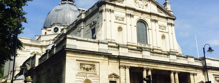 Brompton Oratory (Church of the Immaculate Heart of Mary) is one of Top 10 Spy Sites in London.