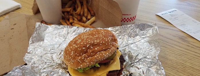 Five Guys is one of Top picks for Burger Joints.