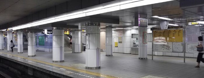 谷町線 南森町駅 (T21) is one of railway station.