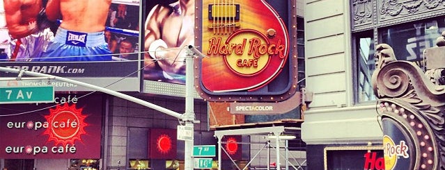 Hard Rock Cafe is one of New York City.