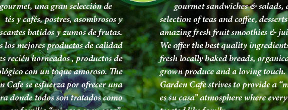 The Garden Café is one of Vida Granada Nicaragua.