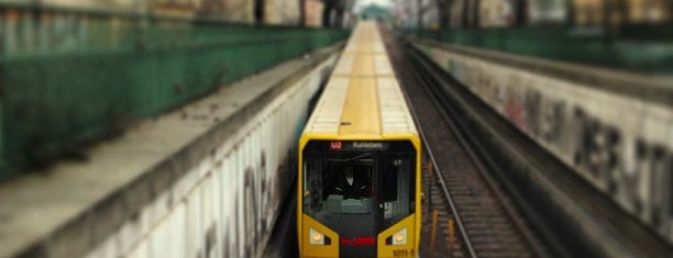 U2 Ruhleben - Pankow is one of Berlin U-Bahn lines.