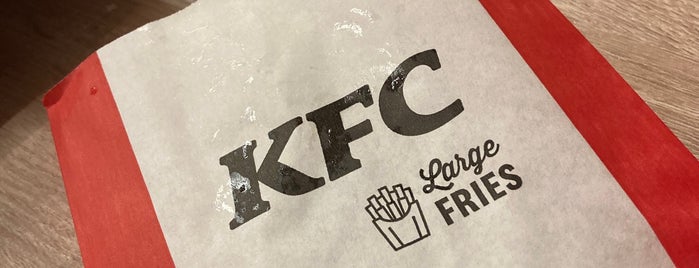 KFC is one of Coffee/Tea + Wi-Fi.