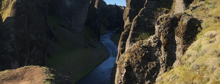 Fjaðrárgljúfur is one of Reykjavik, Islande.