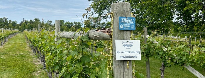 Jessie Creek Winery is one of Cape May breweries and vineyards.