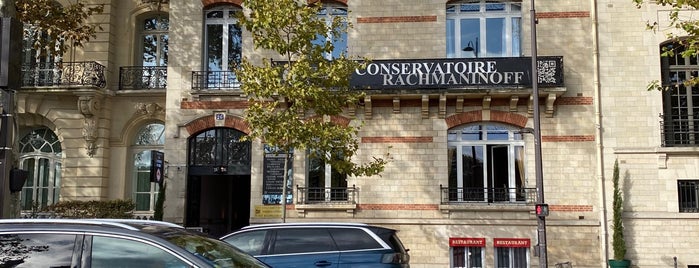 Conservatoire Du Serge Rachmaninov is one of Paris.