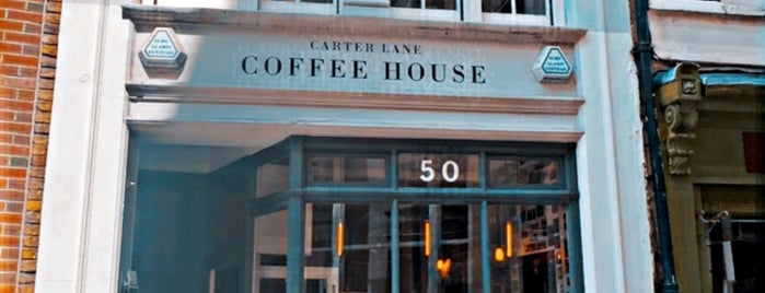 Carter Lane Coffee House is one of The London Coffee Guide 2014.
