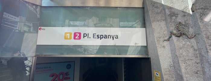 Metrovalencia Pl. Espanya is one of Sergio'nun Beğendiği Mekanlar.