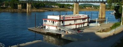 The Barge Restaurant is one of Wild and Wonderful West Virginia, Pt. 1.