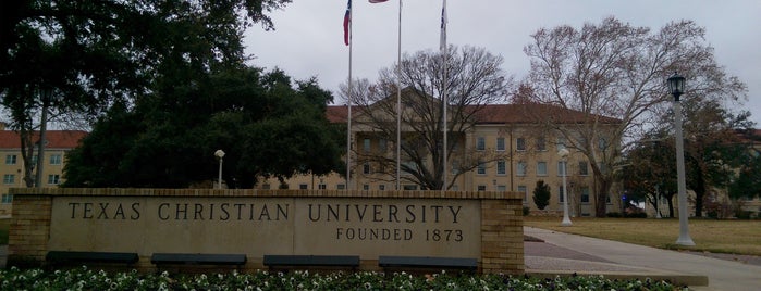 Texas Christian University is one of college campuses visited.