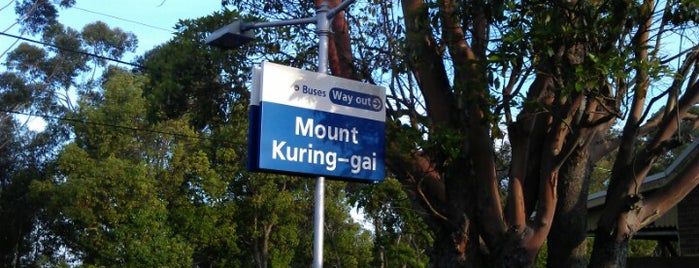Mount Kuring-Gai Station is one of Train stations.