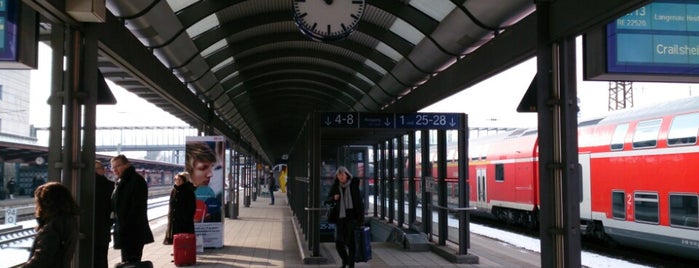Ulm Hauptbahnhof is one of สถานที่ที่บันทึกไว้ของ Bianca.