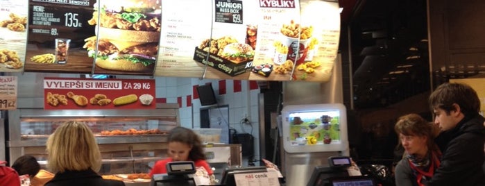 KFC is one of Free WiFi v Praze.