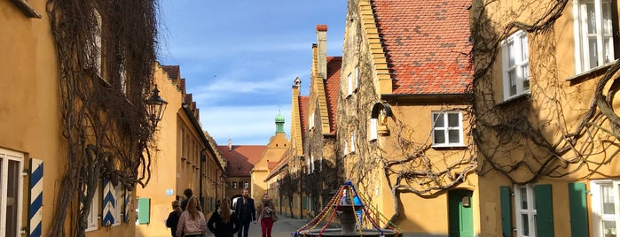 Fuggerei is one of romantic rode.