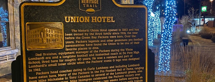 The Union Hotel & Restaurant is one of Green Bay Area.