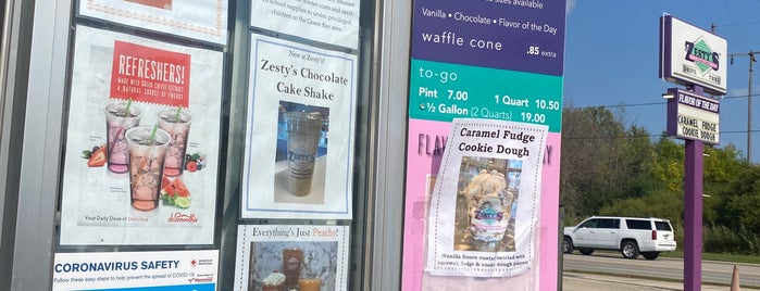 Zesty's Frozen Custard is one of Fav restaurants.