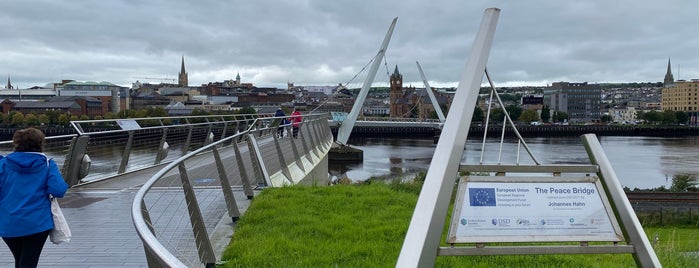 Peace Bridge is one of Go back to explore: Ireland.