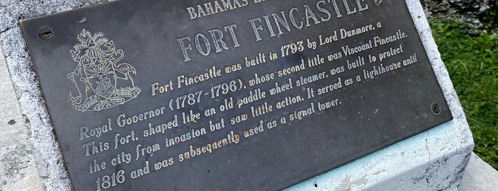 Fort Fincastle is one of Nassau.